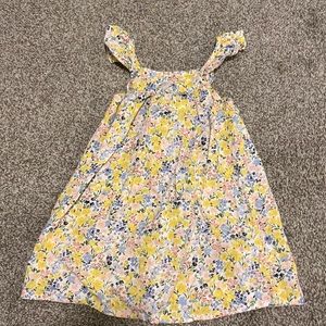 Old Navy floral print swing dress with flutter straps 2T